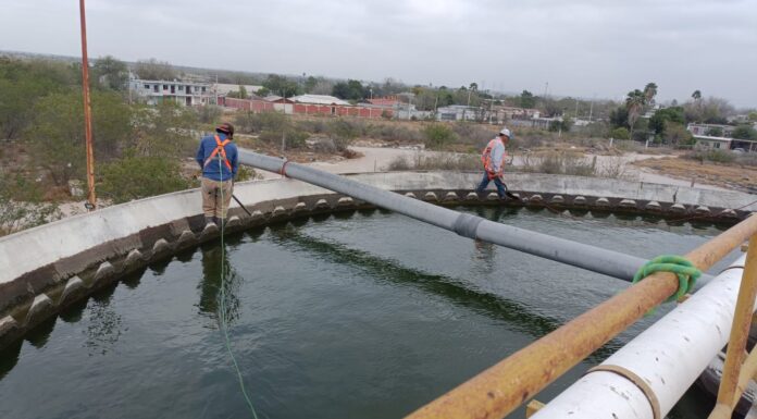 ATENDIÓ COMAPA LIMPIEZA DE CLARIFICADORES DE LA PLANTA RANCHO GRANDE