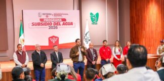 OFRECIÓ CARLOS PEÑA ORTIZ, PROGRAMA SUBSIDIO DEL AGUA A PERSONAL DEL IMSS 270