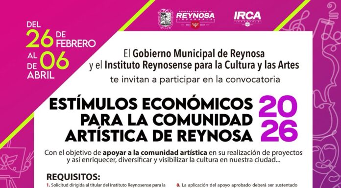 IMPULSA GOBIERNO DE CARLOS PEÑA ORTIZ A ARTISTAS LOCALES CON ESTÍMULOS ECONÓMICOS