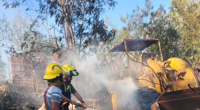 INCENDIO EN LADRILLERA DE CAMARGO MOVILIZA A PROTECCIÓN CIVIL.
