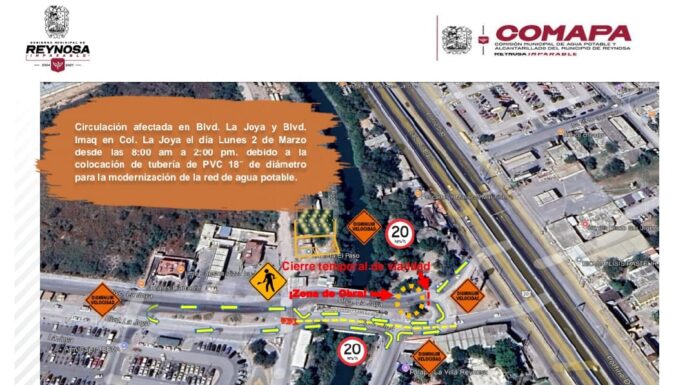 TRABAJARÁ COMAPA EN MODERNIZACIÓN DE RED DE AGUA POTABLE EN COL. LA JOYA