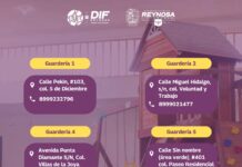 OFRECEN GUARDERÍAS DIF REYNOSA, ESPACIOS PARA EL DESARROLLO INFANTIL