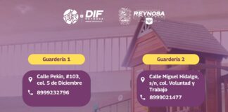 OFRECEN GUARDERÍAS DIF REYNOSA, ESPACIOS PARA EL DESARROLLO INFANTIL