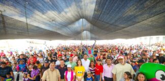 ENCABEZARON CARLOS PEÑA ORTIZ Y ALEJANDRA YELITZA GARZA EL DÍA DE LA FAMILIA CON MILES DE REYNOSENSES