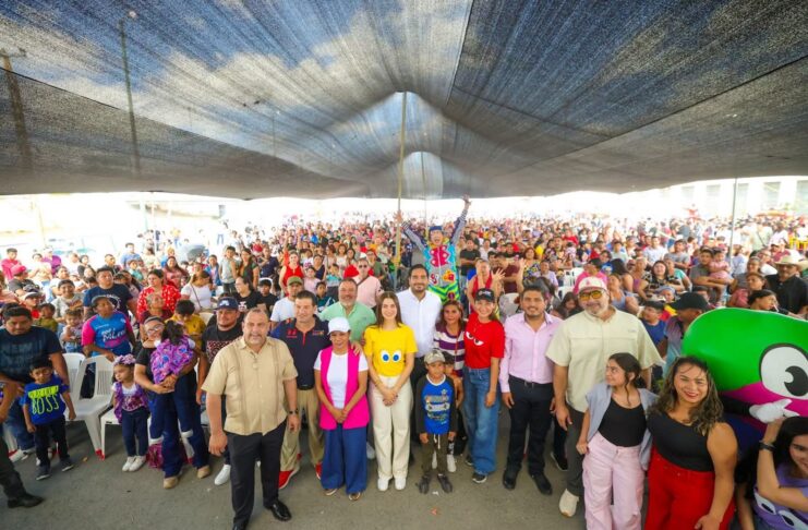 ENCABEZARON CARLOS PEÑA ORTIZ Y ALEJANDRA YELITZA GARZA EL DÍA DE LA FAMILIA CON MILES DE REYNOSENSES