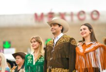 CELEBRARON ALCALDES CARLOS PEÑA ORTIZ Y SERGIO CORONADO Jr. TRADICIONAL ABRAZO BINACIONAL REYNOSA-HIDALGO