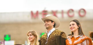 CELEBRARON ALCALDES CARLOS PEÑA ORTIZ Y SERGIO CORONADO Jr. TRADICIONAL ABRAZO BINACIONAL REYNOSA-HIDALGO