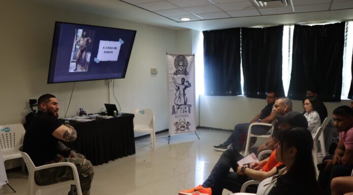CAPACITACIÓN DE FISICULTURISMO CON APOYO DEL GOBIERNO DE REYNOSA