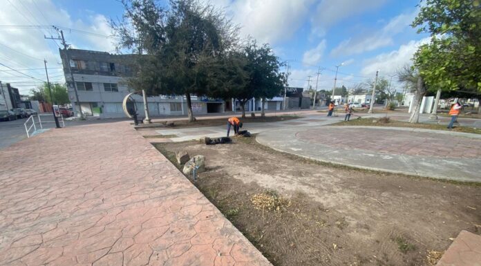 REYNOSA REFUERZA MANTENIMIENTO DE ESPACIOS PÚBLICOS EN SU 277 ANIVERSARIO DE FUNDACIÓN