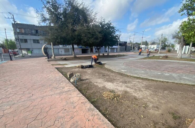 REYNOSA REFUERZA MANTENIMIENTO DE ESPACIOS PÚBLICOS EN SU 277 ANIVERSARIO DE FUNDACIÓN