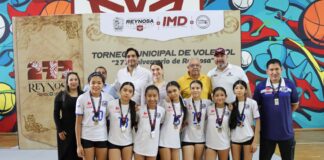 IMPULSA EL GOBIERNO DE REYNOSA LA PRÁCTICA DEL VOLEIBOL ENTRE LA JUVENTUD