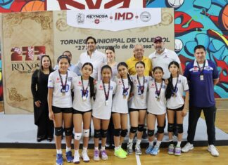 IMPULSA EL GOBIERNO DE REYNOSA LA PRÁCTICA DEL VOLEIBOL ENTRE LA JUVENTUD