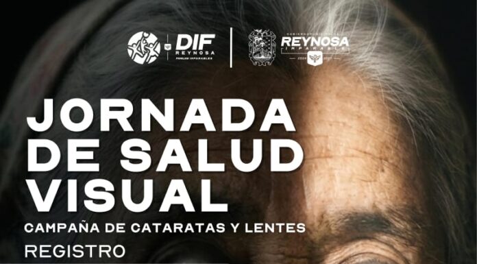 INVITA DIF-REYNOSA A REGISTRARSE EN LA JORNADA DE SALUD VISUAL 2026