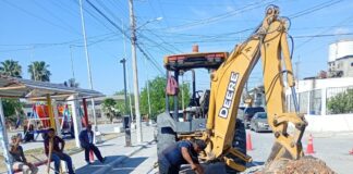 REPARÓ COMAPA DESCARGA SANITARIA EN LA COLONIA VOLUNTAD Y TRABAJO