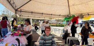 PROMUEVE DIF-REYNOSA PARTICIPACIÓN DE ADULTOS MAYORES CON VENTA DE MANUALIDADES