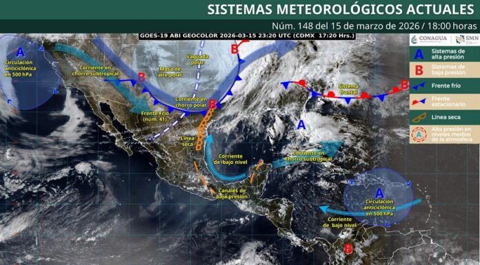 FRENTE FRÍO 41 TRAERÁ TEMPERATURA FRESCA Y VIENTO INTENSO A REYNOSA