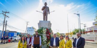 CONMEMORÓ ALCALDE CARLOS PEÑA ORTIZ ANIVERSARIO DE LA EXPROPIACIÓN PETROLERA CON LA SECCIÓN 36