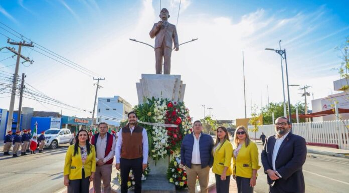 CONMEMORÓ ALCALDE CARLOS PEÑA ORTIZ ANIVERSARIO DE LA EXPROPIACIÓN PETROLERA CON LA SECCIÓN 36