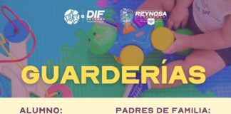 MANTIENE DIF-REYNOSA ABIERTAS INSCRIPCIONES EN GUARDERÍAS PARA EL CUIDADO INFANTIL