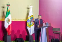 ASISTIÓ ALCALDE CARLOS PEÑA ORTIZ AL CUARTO INFORME DE GOBIERNO DEL GOBERNADOR AMÉRICO VILLARREAL ANAYA