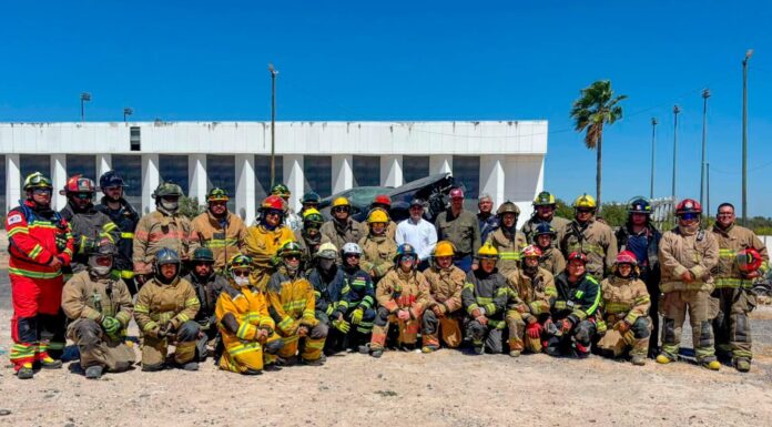 ACOMPAÑÓ CARLOS PEÑA ORTIZ A PERSONAL DE PROTECCIÓN CIVIL A CURSOS DE CAPACITACIÓN PARA MEJORAR RESPUESTA ANTE EMERGENCIAS