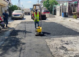 REPARÓ GOBIERNO DE REYNOSA VIALIDADES EN TRES COLONIAS