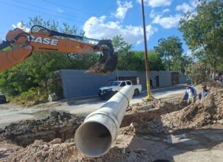 DA CONTINUIDAD COMAPA A ACCIONES DE REHABILITACIÓN SANITARIA EN LA COL. BENITO JUÁREZ