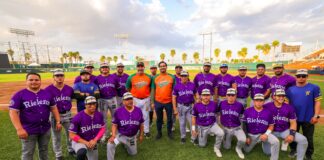 CELEBRAN AFICIONADOS BEISBOL PROFESIONAL CON CARLOS PEÑA ORTIZ EL 277 ANIVERSARIO DE LA FUNDACIÓN DE REYNOSA