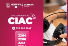 REFUERZA COMAPA DE REYNOSA ATENCIÓN CIUDADANA A TRAVÉS DEL CIAC
