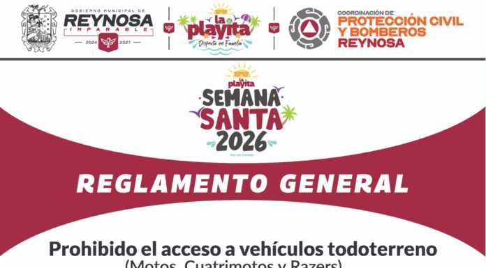 DISFRUTA DE LA PLAYITA CON SEGURIDAD, NO INGRESARÁN VEHÍCULOS TODO TERRENO