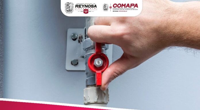 EXHORTA COMAPA DE REYNOSA A PREVENIR FUGAS DE AGUA DURANTE EL PERIODO VACACIONAL.
