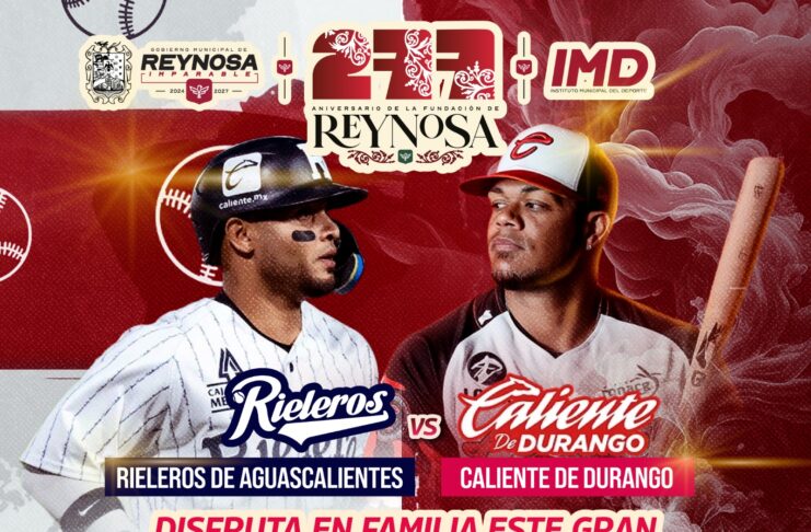HOY SE ENFRENTAN LOS CLUBES DE BÉISBOL RIELEROS Y CALIENTE EN EL LÓPEZ MATEOS