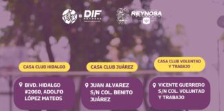 PROMUEVE DIF-REYNOSA BIENESTAR DE ADULTOS MAYORES A TRAVÉS DE CASAS CLUB