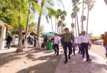 DIALOGÓ CARLOS PEÑA ORTIZ CON FAMILIAS EN SUPERVISIÓN DE LA PLAYITA DE REYNOSA