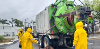 REALIZÓ COMAPA SONDEO DE DRENAJE SANITARIO EN DIVERSOS SECTORES