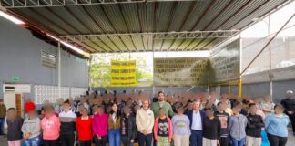 INAUGURÓ CARLOS PEÑA ORTIZ CURSO DE SOLDADURA Y ESTRUCTURAS METÁLICAS EN CENTRO DE REHABILITACIÓN