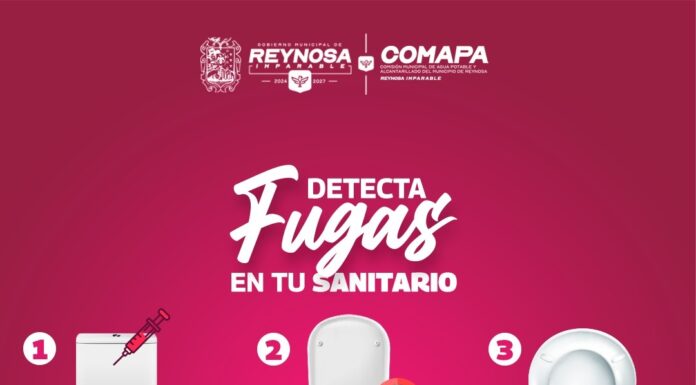 RECOMIENDA COMAPA DETECTAR FUGAS EN SANITARIOS PARA EVITAR DESPERDICIO DE AGUA