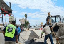 REHABILITA COMAPA VIALIDAD TRAS OBRA SANITARIA EN LA COLONIA PROLONGACIÓN LONGORIA