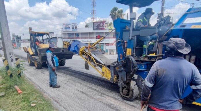 REHABILITÓ GOBIERNO DE REYNOSA PAVIMENTO DE LA CALLE JOSÉ DE ESCANDÓN