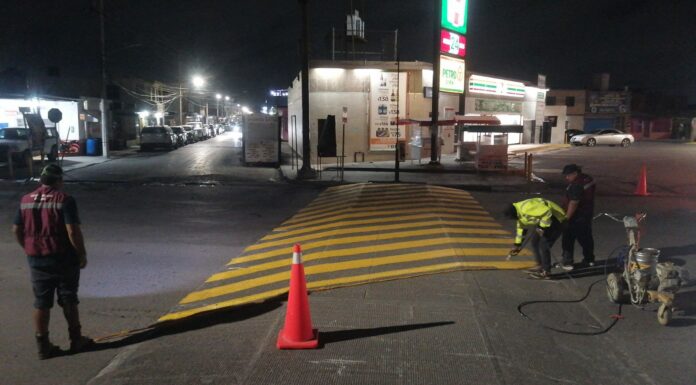 GOBIERNO DE REYNOSA REFUERZA MANTENIMIENTO URBANO CON JORNADAS NOCTURNAS SEGURAS