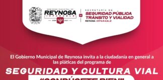 OFRECE GOBIERNO DE CARLOS PEÑA ORTIZ PLÁTICAS GRATUITAS PARA MEJORAR SEGURIDAD Y CULTURA VIAL