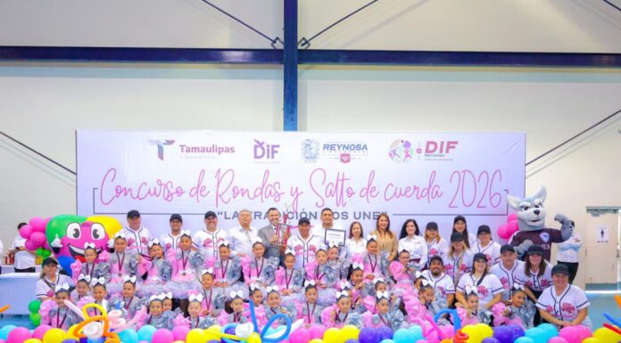 RESCATA DIF-REYNOSA JUEGOS TRADICIONALES CON CONCURSO DE RONDAS INFANTILES Y SALTO DE CUERDA