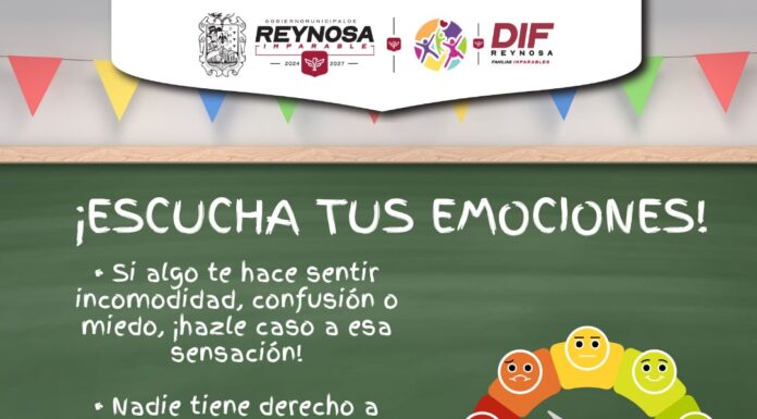 PROMUEVE DIF-REYNOSA EL BIENESTAR EMOCIONAL Y LA PROTECCIÓN DE LA NIÑEZ