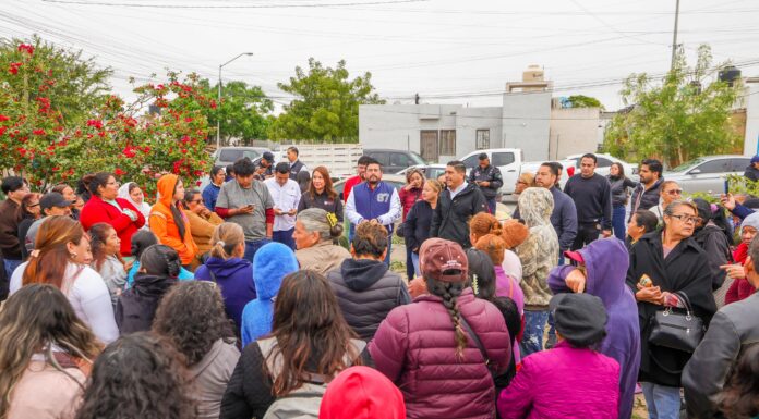 TRABAJA GOBIERNO DE CARLOS PEÑA ORTIZ CON «ACCIÓN Y CONCIENCIA» EN FRACCIONAMIENTO HALCÓN