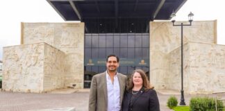 RECIBIÓ CARLOS PEÑA ORTIZ A LA CÓNSUL ESTADOUNIDENSE MARY VIRGINIA HANTSCH