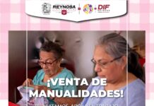 INVITA DIF-REYNOSA A BAZAR DE MANUALIDADES DE CASA CLUB DEL ADULTO MAYOR