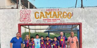 IMPULSA PAN EL DEPORTE INFANTIL EN CAMARGO CON ENTREGA DE UNIFORMES