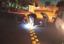 REFUERZAN LABORES NOCTURNAS PARA MEJORAR INFRAESTRUCTURA URBANA EN REYNOSA