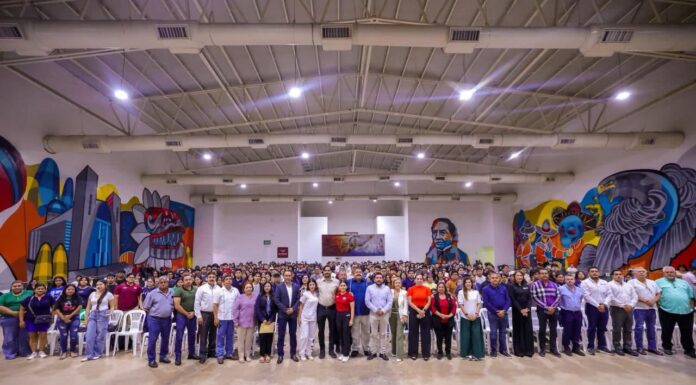 PRESIDIÓ CARLOS PEÑA ORTIZ ENTREGA DE FOLIOS QR DEL PROGRAMA DE BECAS MUNICIPALES 2026