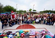 CELEBRAN A LA NIÑEZ CON JORNADA DE CONVIVENCIA Y ALEGRÍA EN EL POBLADO VENECIA